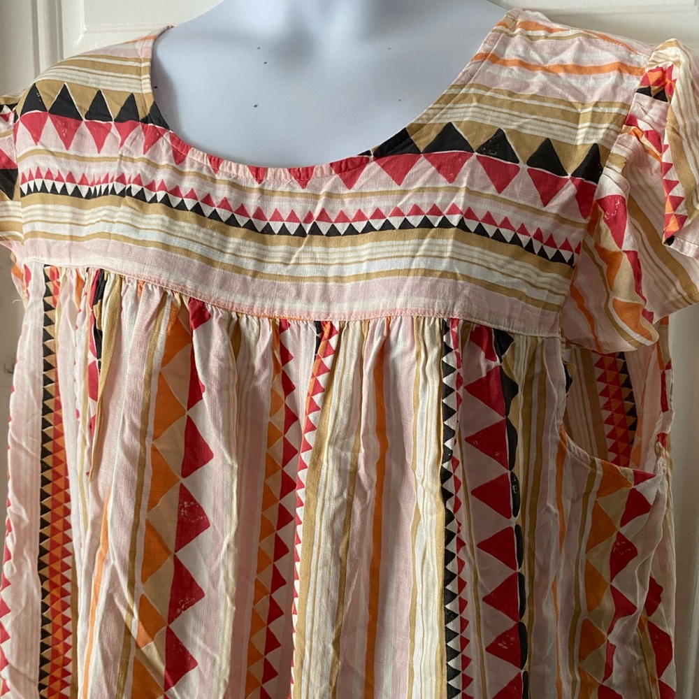 Sonoma Kohl's Boho Ruffle Top Blouse Size 3X